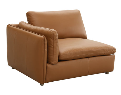 Brighton Brown Top Grain Leather 3 Pieces Modular Sectional - sold by Home Elegance USA