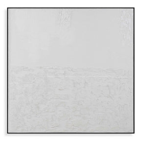 Below The Surface Abstract Art - White by Uttermost - View 1