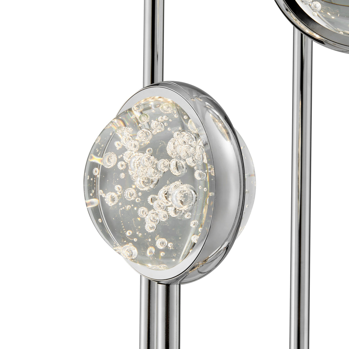 Bubbling Glow Floor Lamp // Chrome  | Finesse - Home Elegance USA