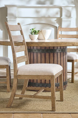 Vineyard Row Ladderback Side Chair (Set of 2) Beige - Light Brown / White by Hooker Furniture - View 3