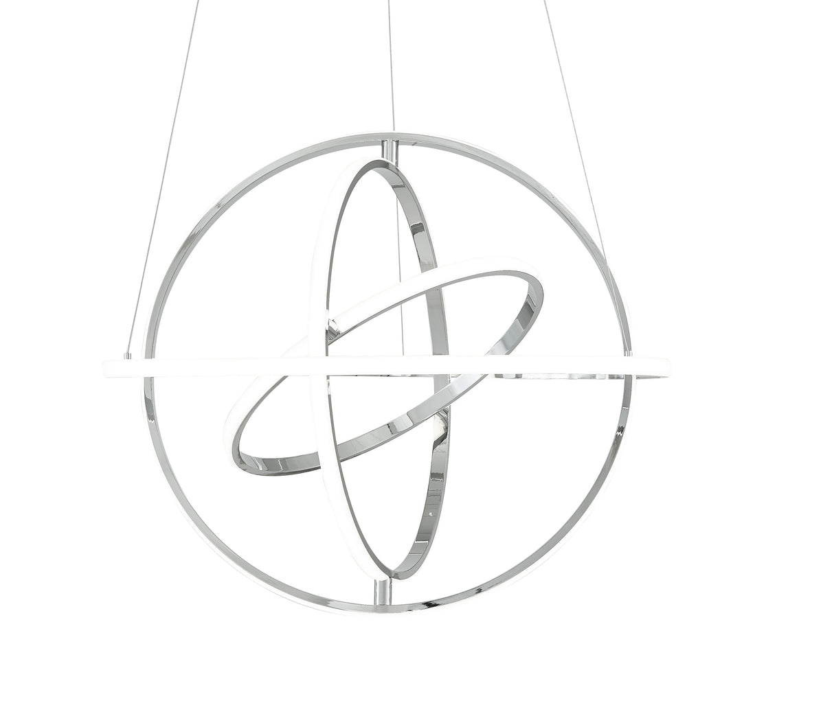 Oxford LED Adjustable Chandelier // Chrome  | Finesse