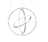 Oxford LED Adjustable Chandelier // Chrome  | Finesse