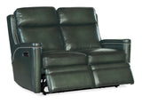 Hamilton Power Loveseat With Power Headrest - Dark Green by Hooker Furniture - View 4