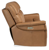 Lyra Zero Gravity Power Sofa With Power Headrest - Light Brown by Hooker Furniture - View 8