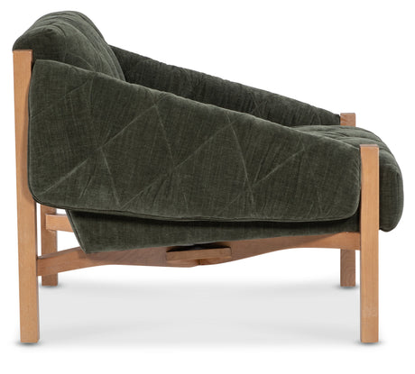 Kerns Accent Chair - Dark Gray / Light Brown by Hooker Furniture - View 6