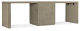 Linville Falls 96" Desk With One Centered File - Gray by Hooker Furniture - View 4