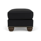 Bexley Leather Ottoman, Nailhead Trim | Flexsteel