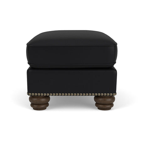 Bexley Leather Ottoman, Nailhead Trim | Flexsteel