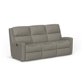 Catalina Transitional Fabric Power Reclining Sofa | Flexsteel