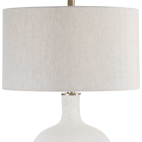 Whiteout Mottled Glass Table Lamp by Uttermost - View 6