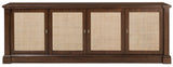 Archives Entertainment Console - Dark Brown / Beige by Hooker Furniture - View 6