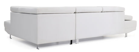 Riveredge G449-SC Sectional  ( Without Ottoman) , WHITE - sold by Home Elegance USA