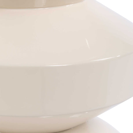 Lyford Modern Accent Table - White by Uttermost - View 5