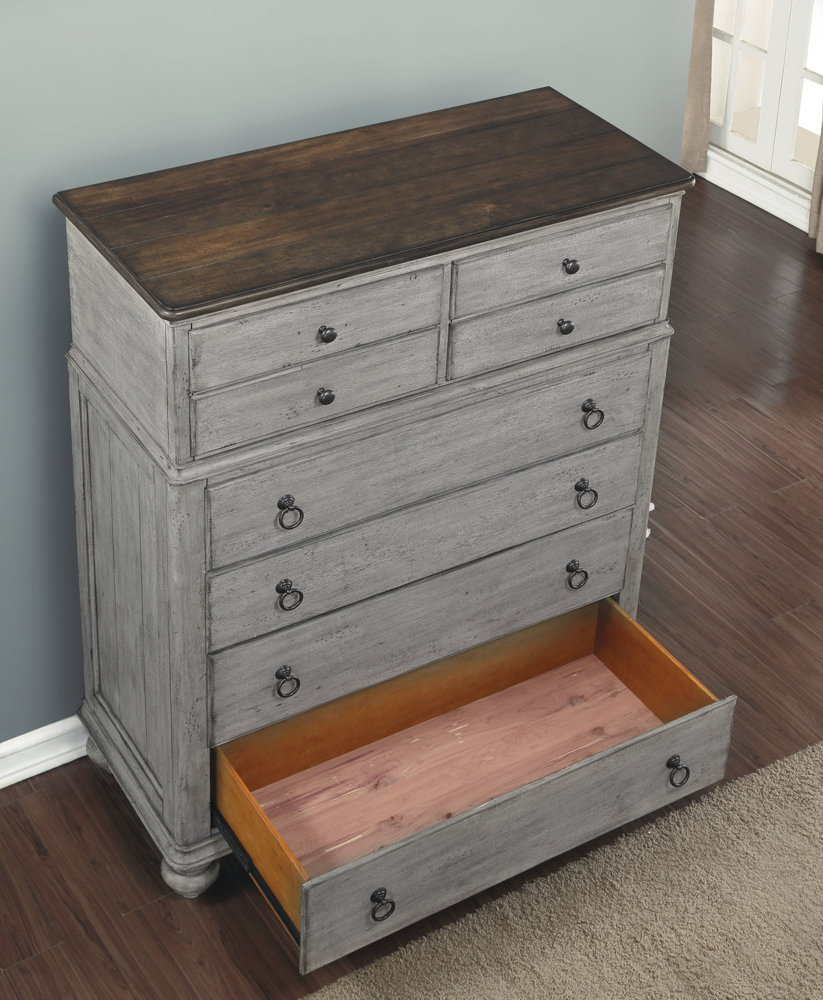 Plymouth Drawer Chest - Gray | Flexsteel