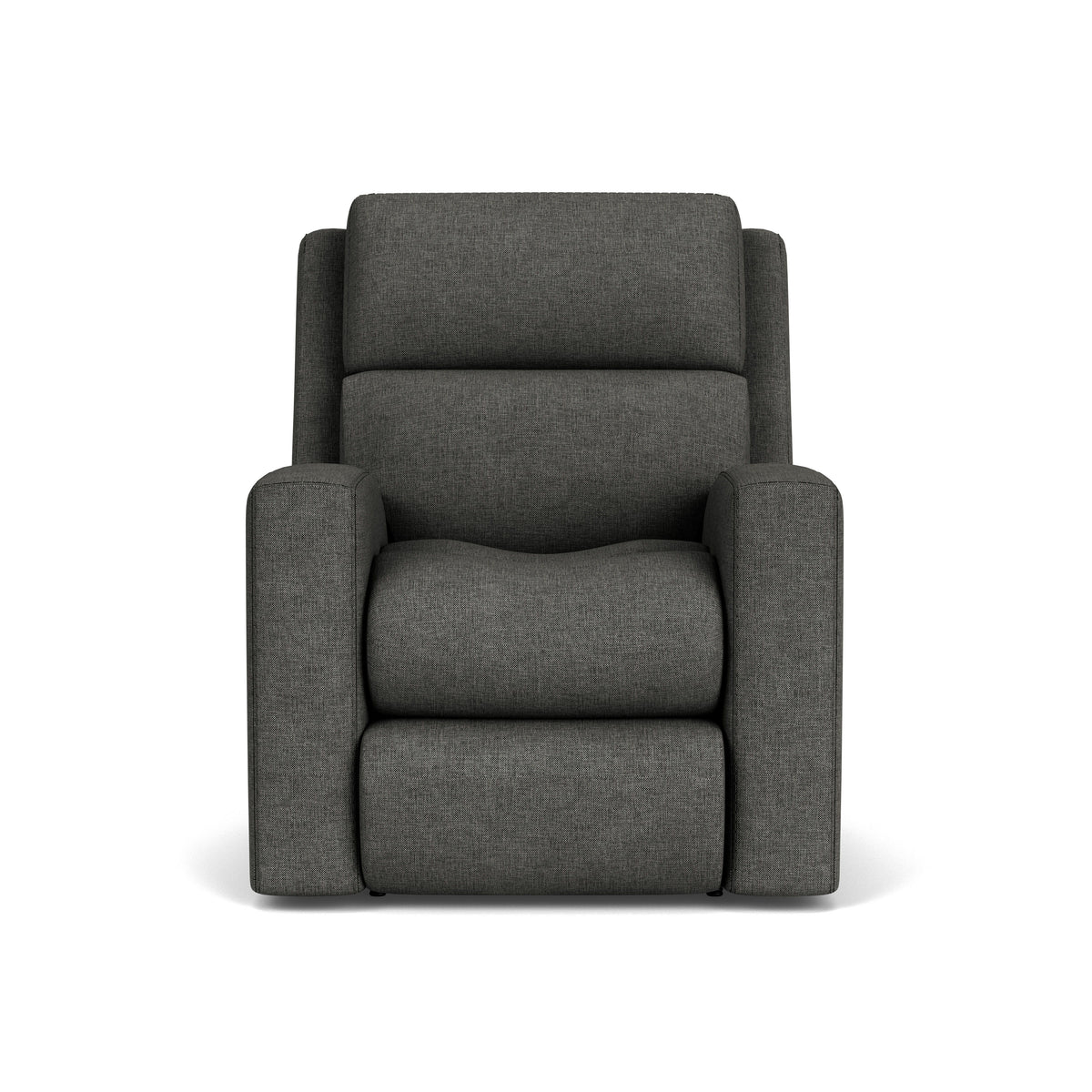 Score Transitional Fabric Power Recliner With Power Headrest & Lumbar | Flexsteel
