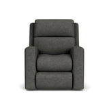 Score Transitional Fabric Power Recliner With Power Headrest & Lumbar | Flexsteel