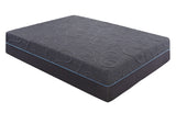 14-inch California King Size Bed Mattress Gel-Infused Memory Foam Hybrid Mattress, Dark Gray, Mattress in a Box, Medium Firm Comfort