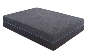 14-inch California King Size Bed Mattress Gel-Infused Memory Foam Hybrid Mattress, Dark Gray, Mattress in a Box, Medium Firm Comfort