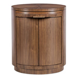 Eleana Round Nightstand Medium Wood - Dark Brown by Hooker Furniture - View 6