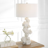 Remnant White Marble Table Lamp by Uttermost - View 2