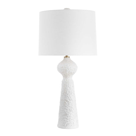 Sonata Textured Table Lamp - White by Uttermost - View 4