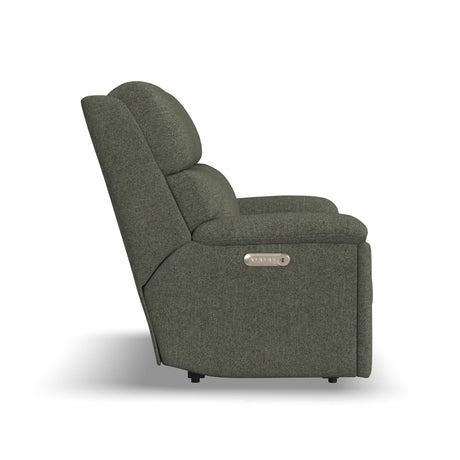 Porter Transitional Fabric Power Reclining Loveseat With Power Headrests & Lumbar | Flexsteel