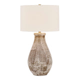 Dorothea Textured Table Lamp Brown / Gray - Light Brown by Uttermost - View 1