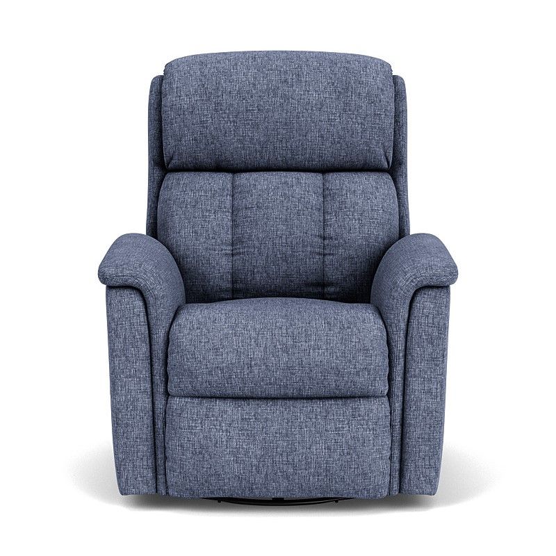 Luna Transitional Fabric Swivel Gliding Recliner | Flexsteel