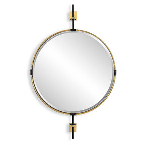 Guardrail Round Mirror - Gold by Uttermost - View 1
