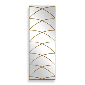 Crossed Up Full Length Mirror - Gold by Uttermost - View 1