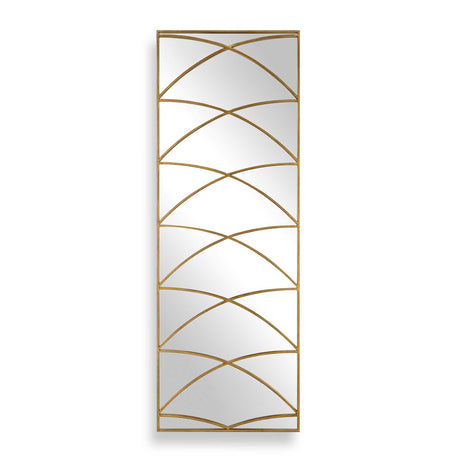 Crossed Up Full Length Mirror - Gold by Uttermost - View 1