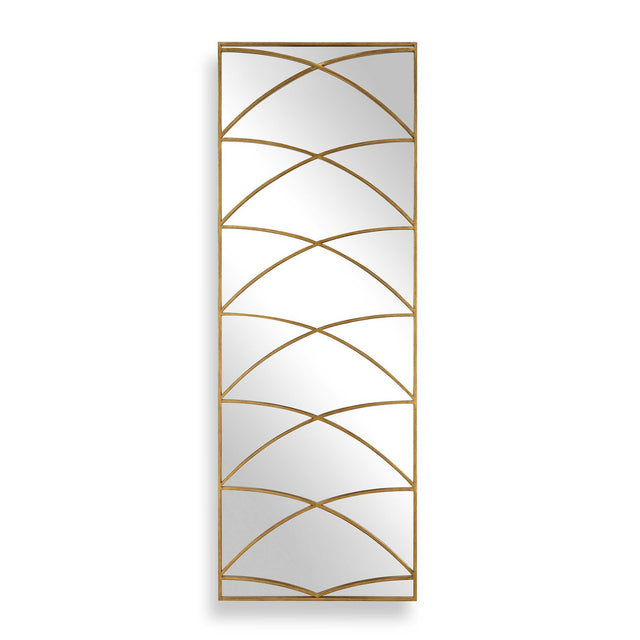 Crossed Up Full Length Mirror - Gold by Uttermost - View 1