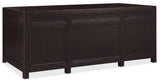 Driftwood Executive Desk Burnt Timber - Black by Hooker Furniture - View 4