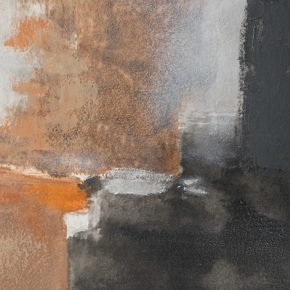 Heat Of The Moment Abstract Art - Gray / Orange by Uttermost - View 8