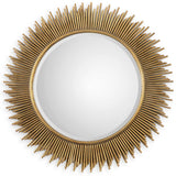 Marlo Round Mirror - Gold by Uttermost - View 1