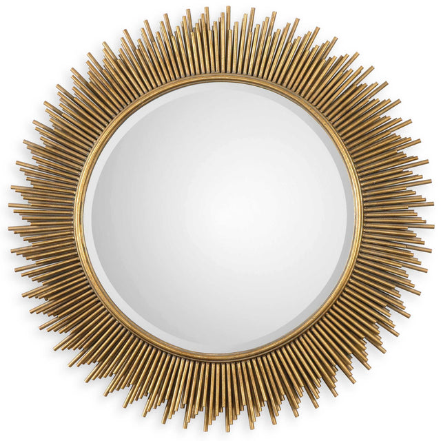 Marlo Round Mirror - Gold by Uttermost - View 1