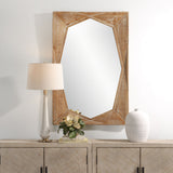 Marquise Wood Mirror Natural - Light Brown by Uttermost - View 2