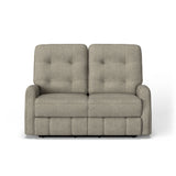 Devon Transitional Fabric Reclining Loveseat | Flexsteel