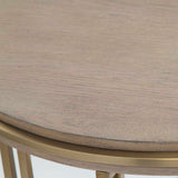 Elise Round Brass Side Table - Bronze by Uttermost - View 4