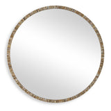 Odeon Shell Inlay Round Mirror - Bronze by Uttermost - View 1