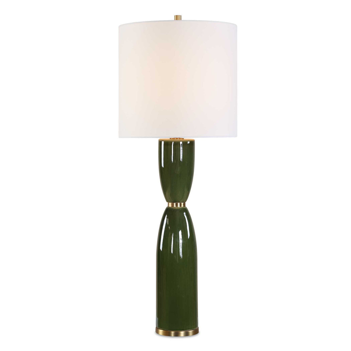 Nacua Table Lamp - Dark Green by Uttermost - View 1