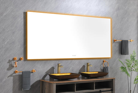 84x 36Inch LED Mirror Bathroom Vanity Mirror with Back Light, Wall Mount Anti - Fog Memory Large Adjustable Vanity Mirror - W1272103488 - image - 22