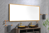 84x 36Inch LED Mirror Bathroom Vanity Mirror with Back Light, Wall Mount Anti - Fog Memory Large Adjustable Vanity Mirror - W1272103487 - image - 22