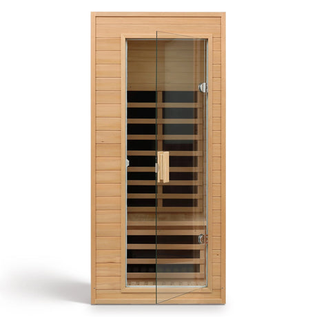 Hemlock One-Person Far Infrared Roof Embedded Sauna with Bluetooth & LED Lighting - sold by Home Elegance USA