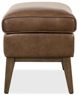 Camille Ottoman - Dark Brown by Hooker Furniture - View 3