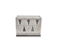Lavita Modern & Contemporary Style 2-Drawer Night stand Made with Wood and Gold Accents in River Sand Grey      same asG150109278  (NJ inventory)