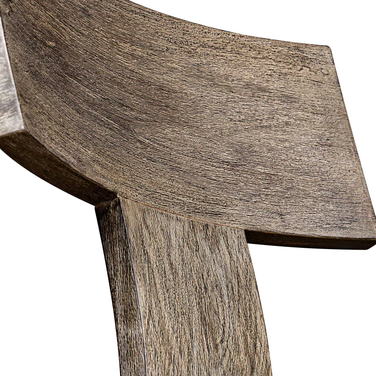 Cellini Outdoor Bar Stool - Dark Brown / White by Uttermost - View 9