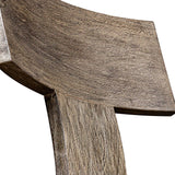 Cellini Outdoor Bar Stool - Dark Brown / White by Uttermost - View 9