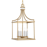 Montreal 4 Light Brass Lantern Pendant - Gold by Uttermost - View 4