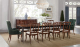 Charleston Host Chair (Set of 2) - Dark Green / Dark Brown by Hooker Furniture - View 4